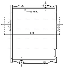 Ava Cooling Radiateur RE2106