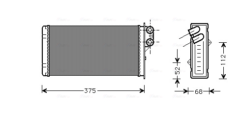 Ava Cooling Kachelradiateur RE6014