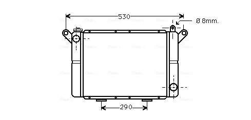 Ava Cooling Radiateur RT2018