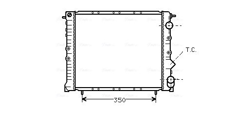 Ava Cooling Radiateur RT2054