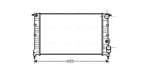 Ava Cooling Radiateur RT2115