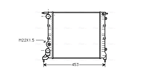 Ava Cooling Radiateur RT2121