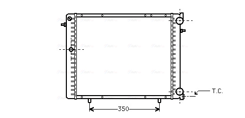 Ava Cooling Radiateur RT2125