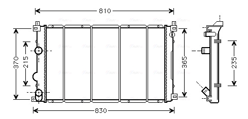 Ava Cooling Radiateur RT2361