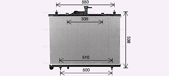 Ava Cooling Radiateur RT2650