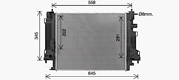 Ava Cooling Radiateur RT2658