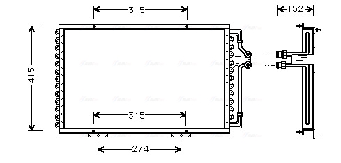 Ava Cooling Airco condensor RT5214