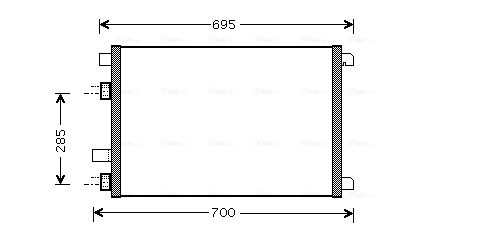 Ava Cooling Airco condensor RTA5305