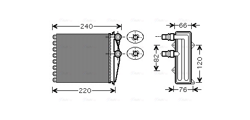 Ava Cooling Kachelradiateur RT6380