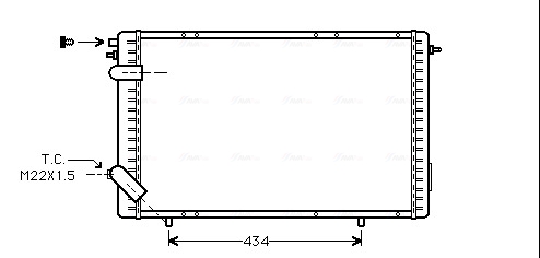 Ava Cooling Radiateur RTA2126