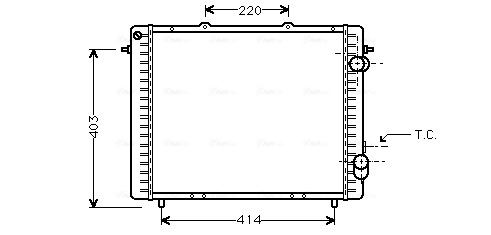 Ava Cooling Radiateur RTA2159