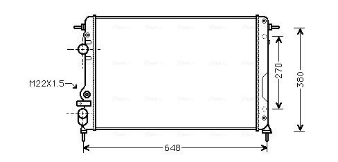 Ava Cooling Radiateur RTA2241