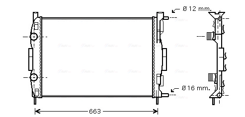 Ava Cooling Radiateur RTA2308