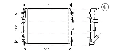 Ava Cooling Radiateur RTA2325