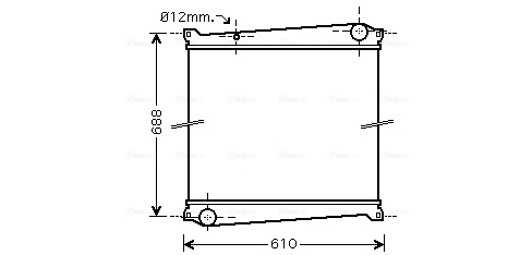 Ava Cooling Radiateur RTA2379