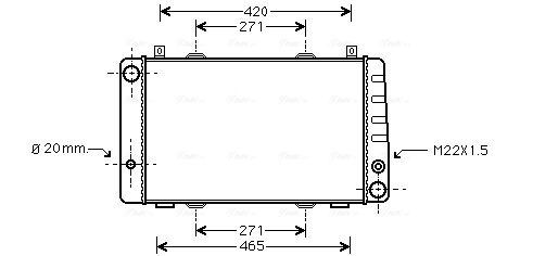 Ava Cooling Radiateur SA2009