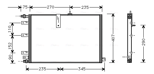 Ava Cooling Airco condensor SB5034