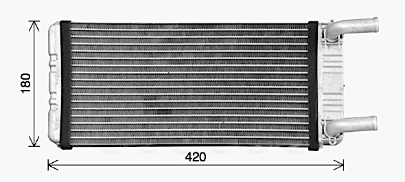 Ava Cooling Kachelradiateur SO6001