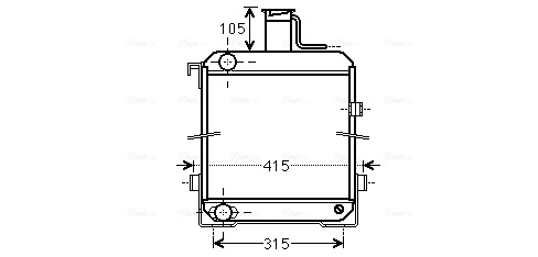 Ava Cooling Radiateur SR2020