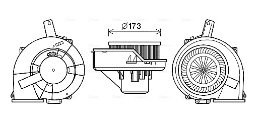 Ava Cooling Kachelventilator ST8047