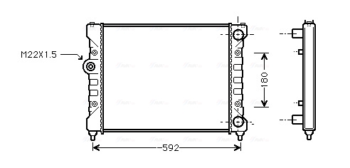 Ava Cooling Radiateur STA2024