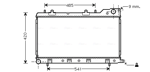 Ava Cooling Radiateur SU2047