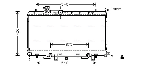 Ava Cooling Radiateur SU2058