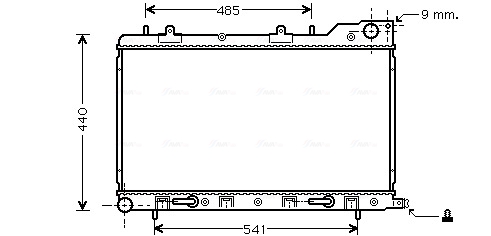 Ava Cooling Radiateur SU2054