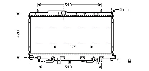 Ava Cooling Radiateur SU2056