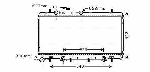 Ava Cooling Radiateur SU2059