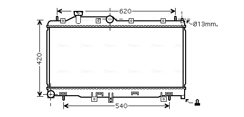 Ava Cooling Radiateur SU2067