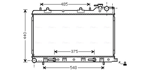 Ava Cooling Radiateur SU2098