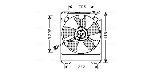Ava Cooling Ventilatorwiel-motorkoeling SU7501