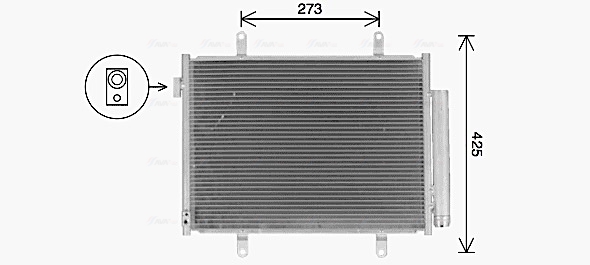 Ava Cooling Airco condensor SZ5155D