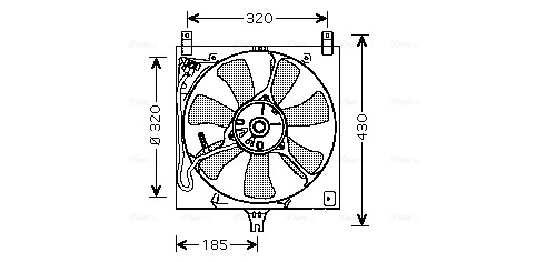 Ava Cooling Ventilatorwiel-motorkoeling SZ7504