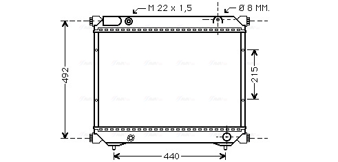 Ava Cooling Radiateur SZA2039