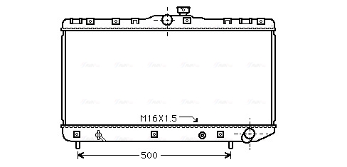 Ava Cooling Radiateur TO2181