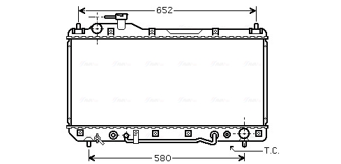 Ava Cooling Radiateur TO2298