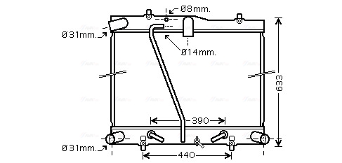 Ava Cooling Radiateur TO2434