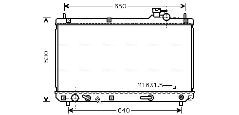 Ava Cooling Radiateur TO2457