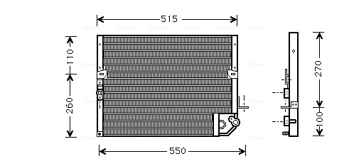 Ava Cooling Airco condensor TO5118