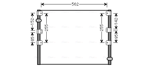 Ava Cooling Airco condensor TO5278