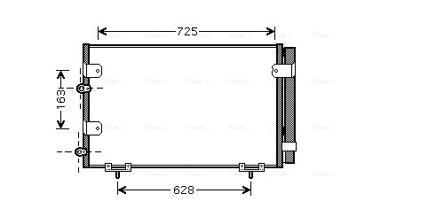 Ava Cooling Airco condensor TO5288D