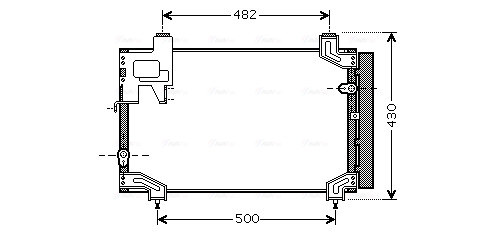 Ava Cooling Airco condensor TO5394D