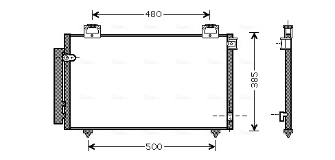 Ava Cooling Airco condensor TO5408D