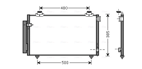 Ava Cooling Airco condensor TO5431D