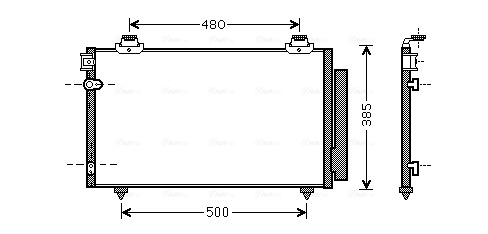 Ava Cooling Airco condensor TO5481D