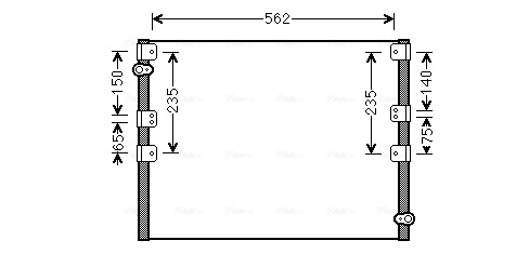 Ava Cooling Airco condensor TO5605