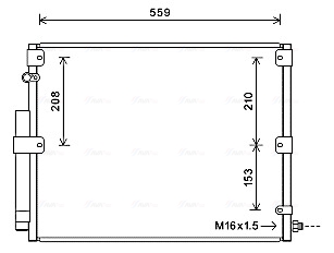 Ava Cooling Airco condensor TO5617D