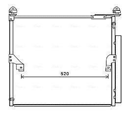 Ava Cooling Airco condensor TO5657D